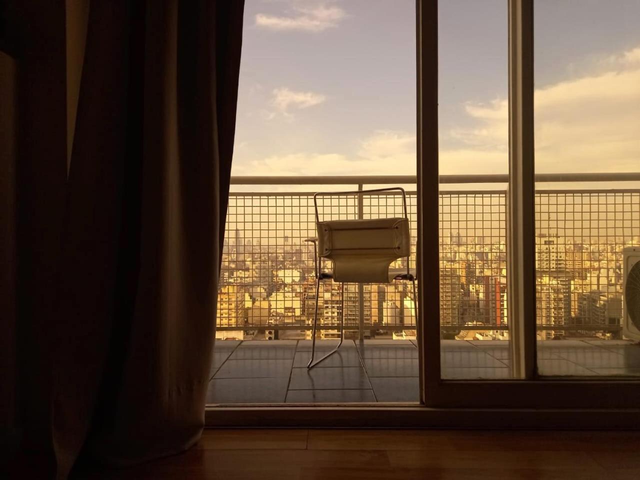 Piso 25 increíble vista de Buenos Aires y el Río de la Plata Apartamento Exterior foto
